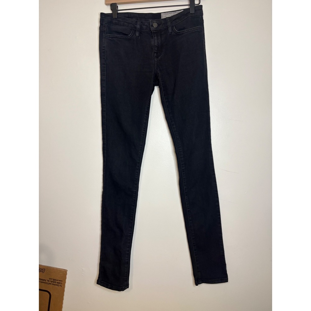 AllSaints Spitalfields Wyatt Ashby Black‎ Skinny Jeans Womens Size 28x34